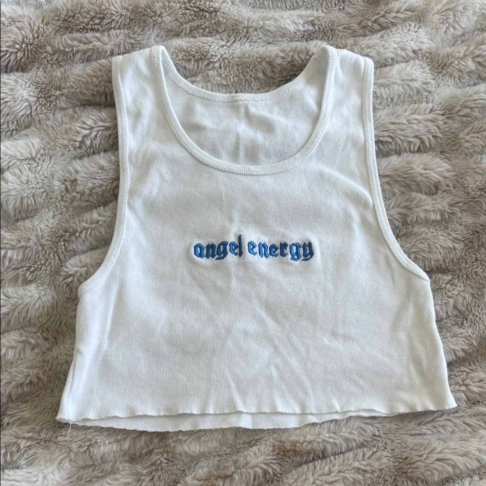 Angel energy crop top